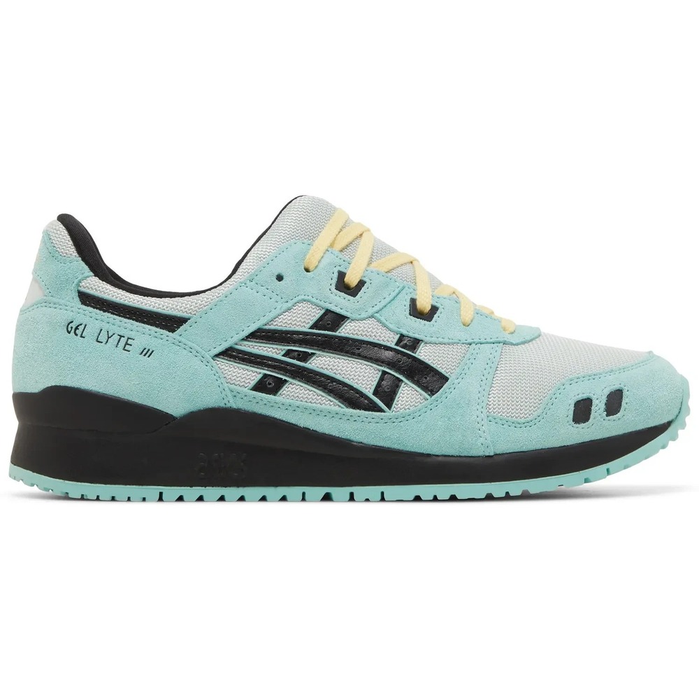 Mens Size 8.5 Asics Gel Lyte III 3 OG Pure Aqua/Black Shoes 1201A482-300 RARE